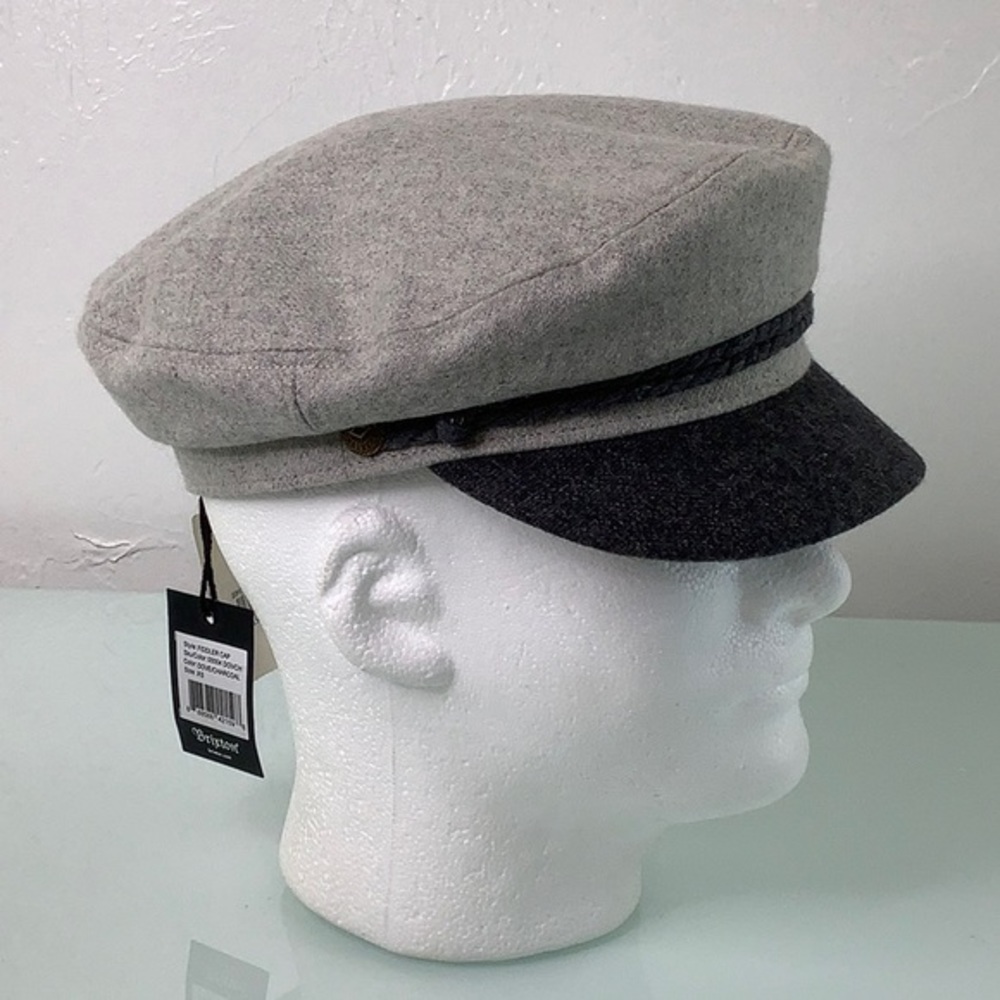 Brixton Fiddle flat cap charcoal Size XS NWT